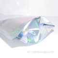 Holographische Mylar Zip Lock Standup Bag